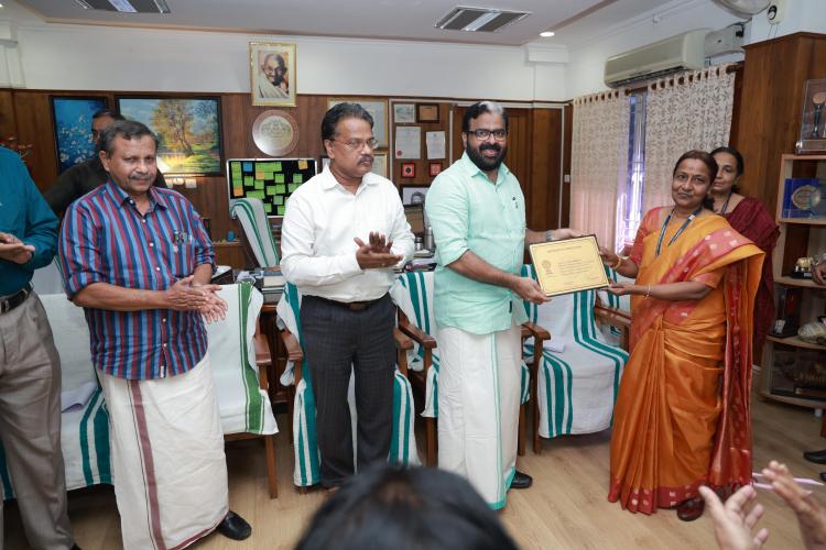 Retirement function of Bindu.V.G.-CE