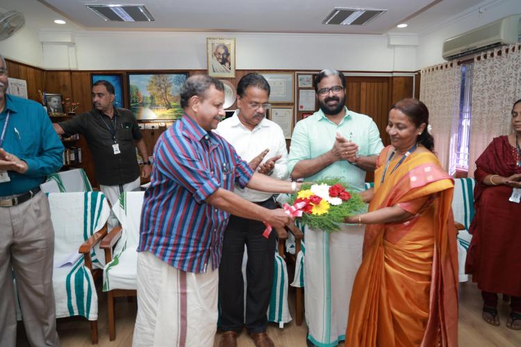 Retirement function of Bindu.V.G.-CE