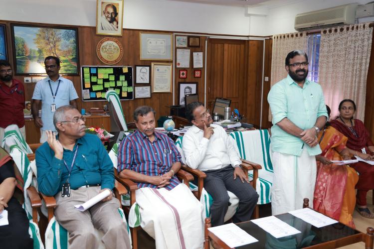 Retirement function of Bindu.V.G.-CE